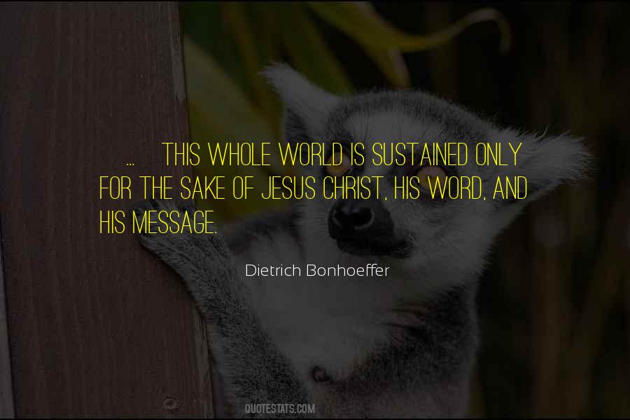 Word Of Jesus Quotes #423183