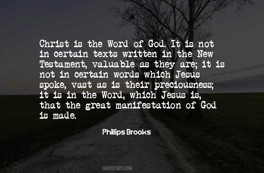 Word Of Jesus Quotes #740710