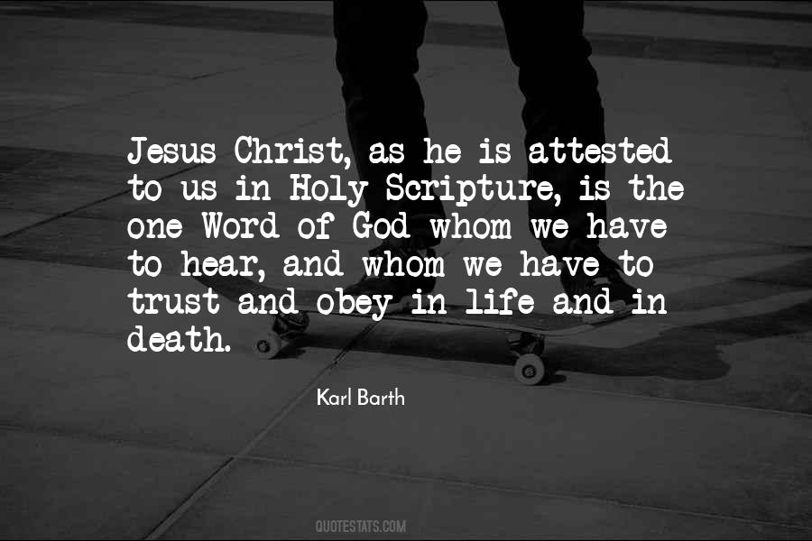 Word Of Jesus Quotes #986252