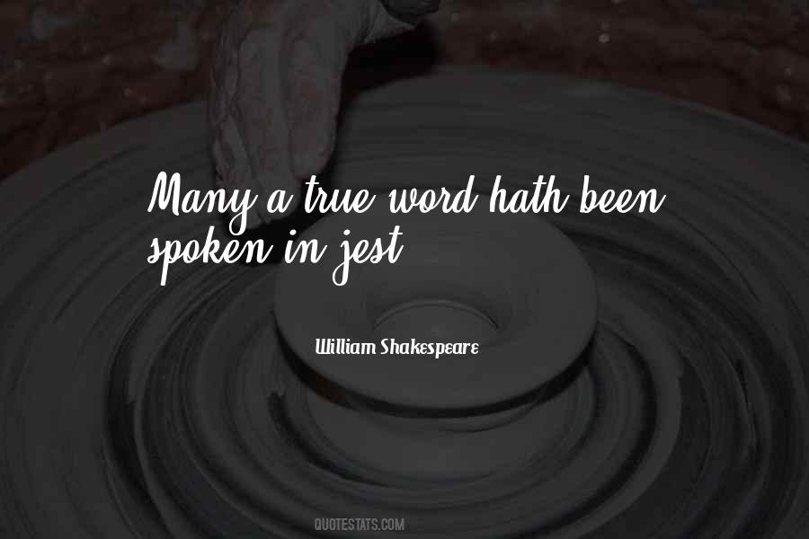 Word Spoken Quotes #406990