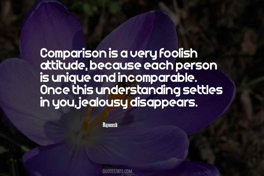 Quotes About Jealousy And Comparison #1180500