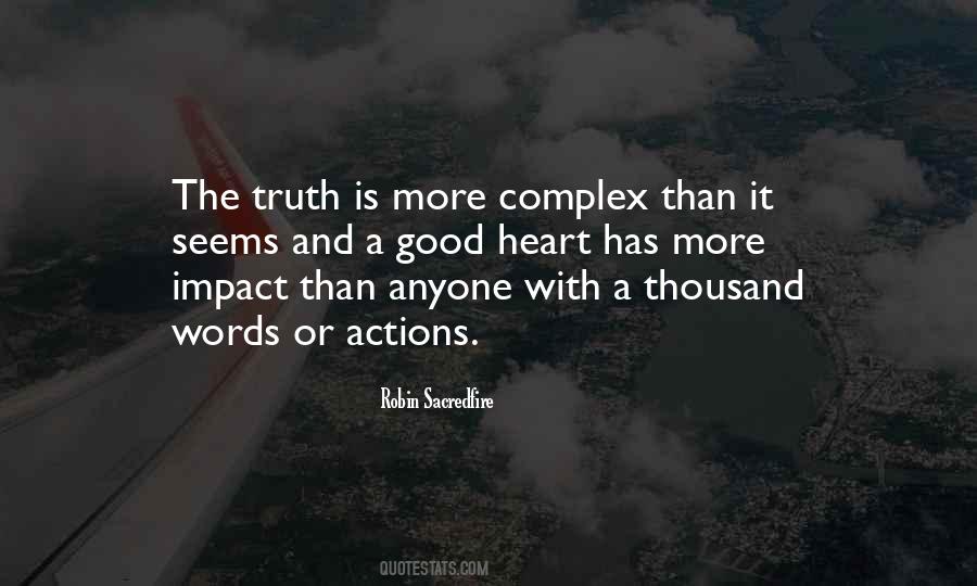 Words Actions Quotes #126194