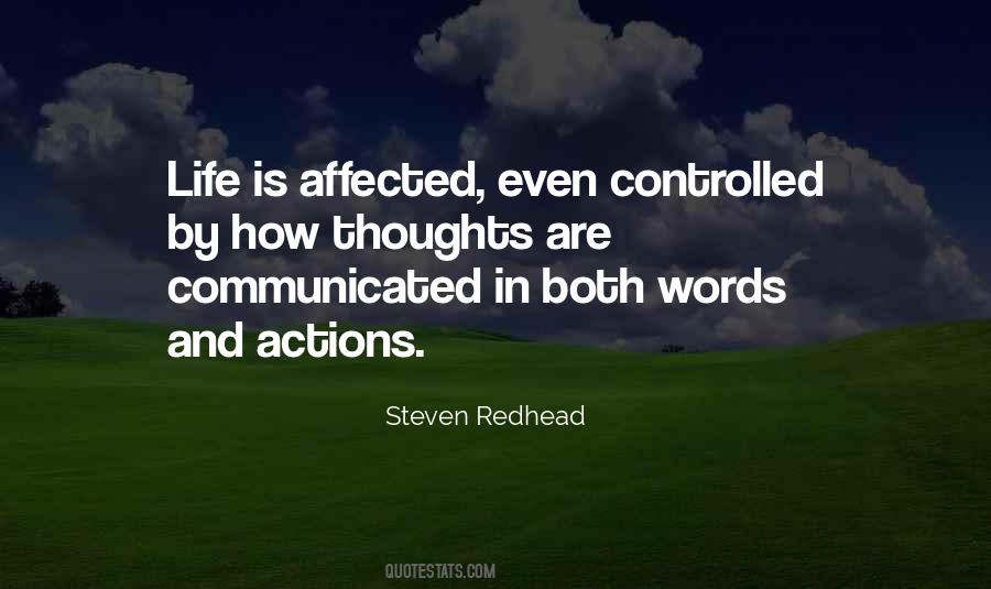 Words Actions Quotes #251700