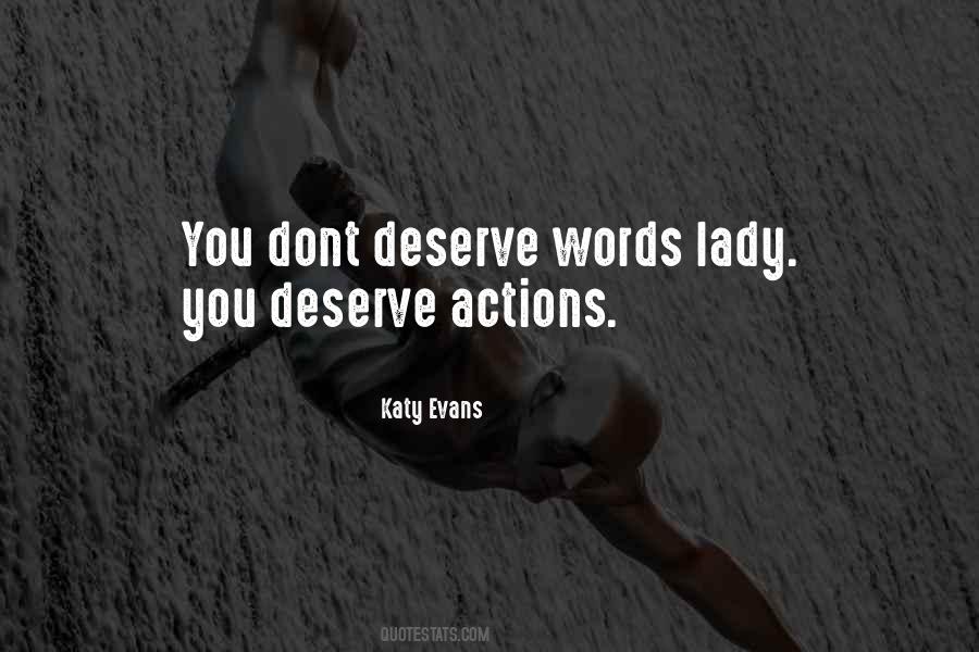 Words Actions Quotes #288834