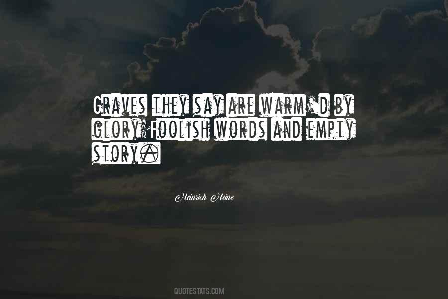 Words Are Empty Quotes #1660059