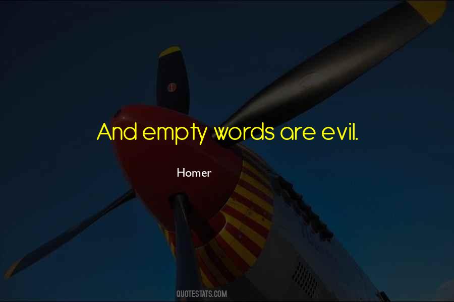 Words Are Empty Quotes #1729262