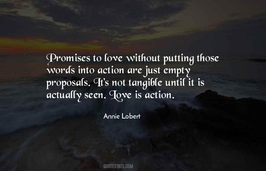 Words Are Empty Quotes #437365