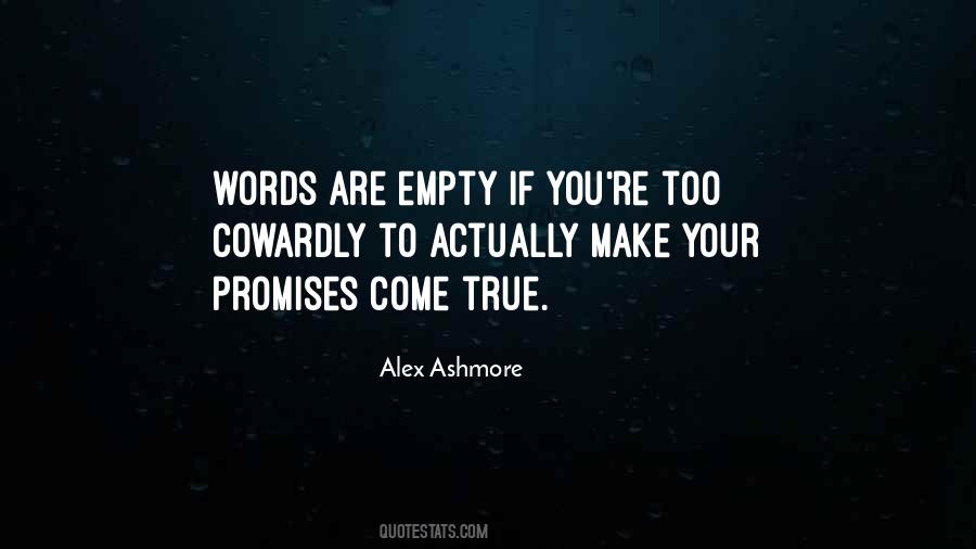 Words Are Empty Quotes #466397