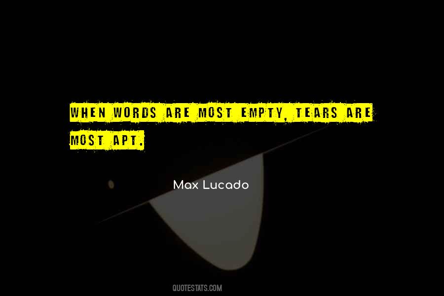 Words Are Empty Quotes #552012