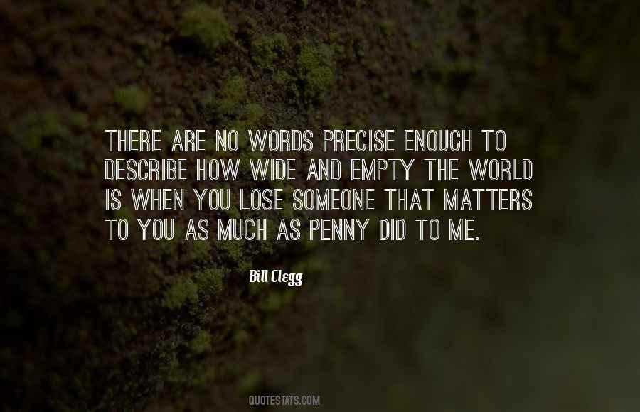 Words Are Empty Quotes #553441