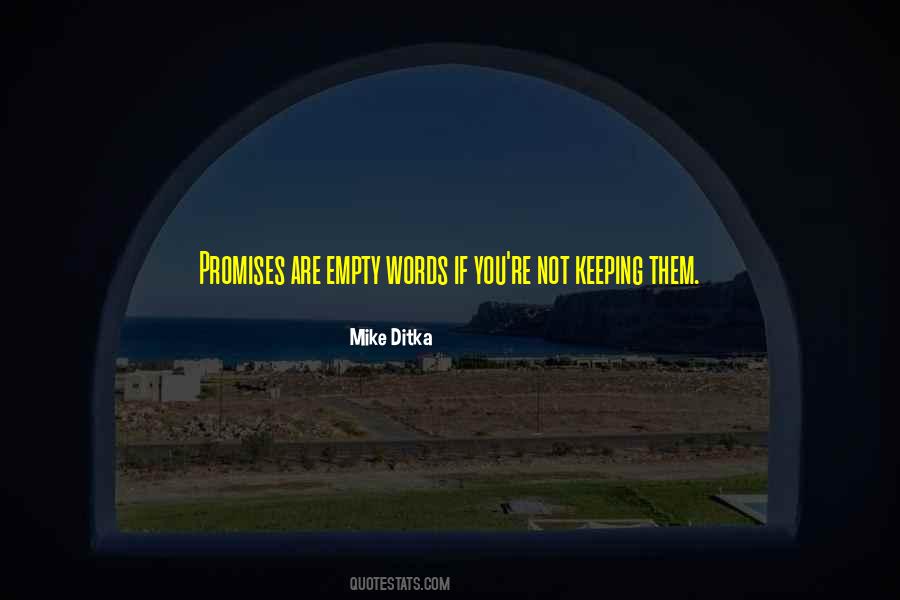 Words Are Empty Quotes #61678