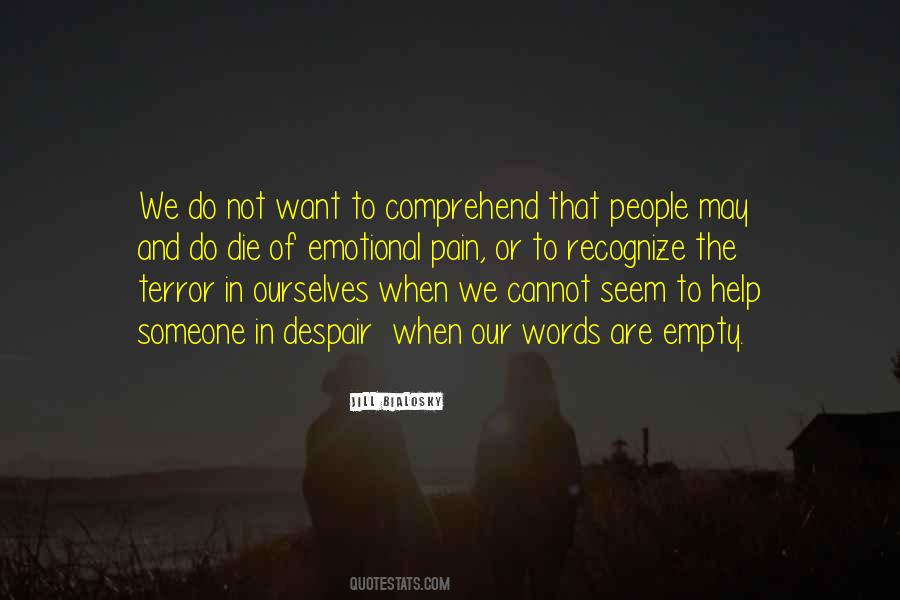 Words Are Empty Quotes #77110