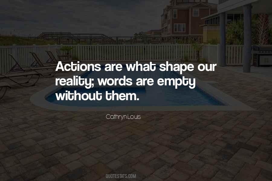 Words Are Empty Quotes #922923