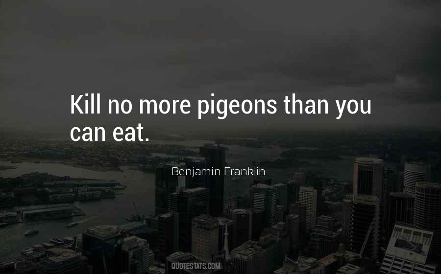 Quotes About Pigeons #1088863