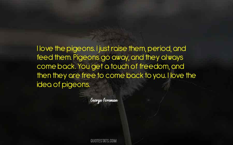 Quotes About Pigeons #1554464