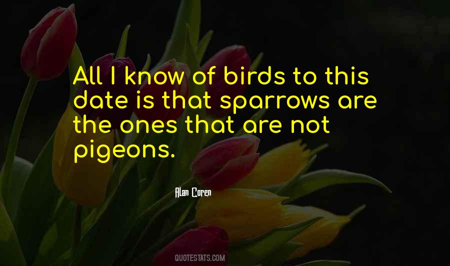 Quotes About Pigeons #1609250