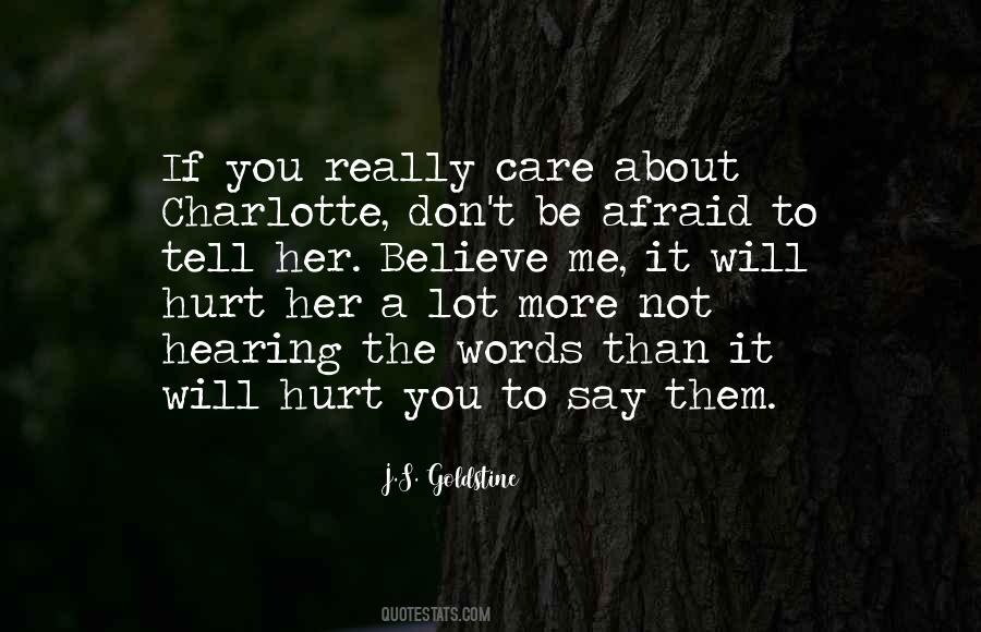 Words Can't Hurt You Quotes #176235