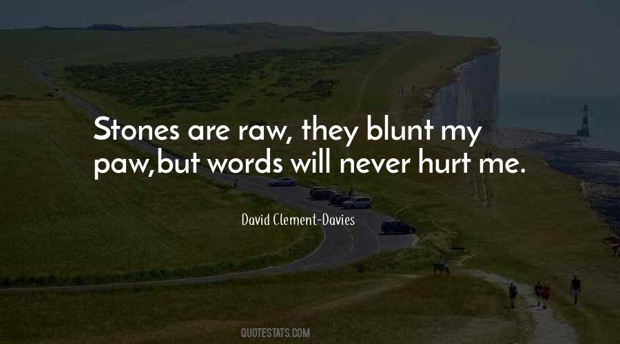 Words Can't Hurt You Quotes #240337