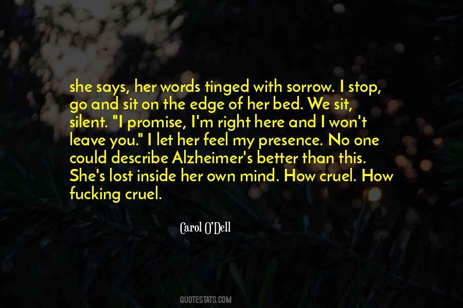 Words Cannot Describe How I Feel Quotes #768904