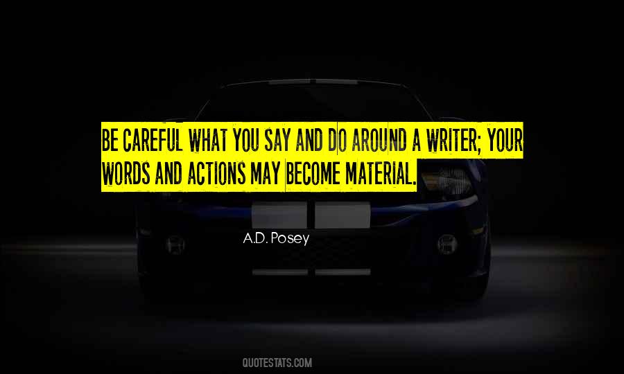 Words Careful Quotes #1779655