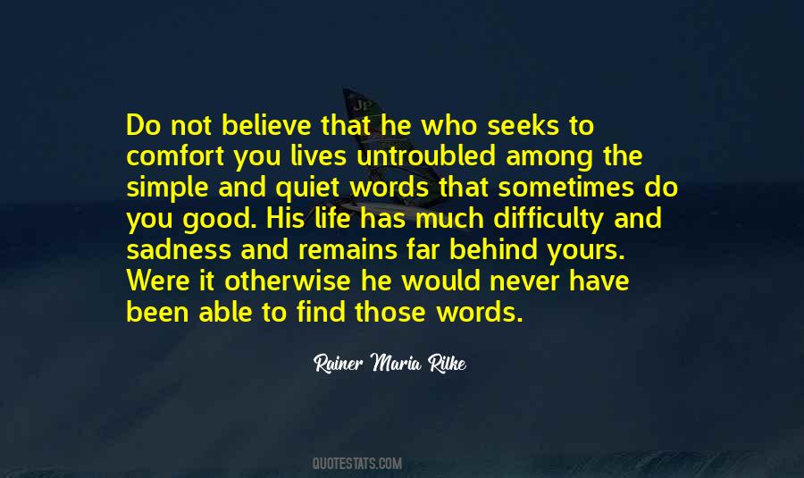 Words Comfort Quotes #1780675