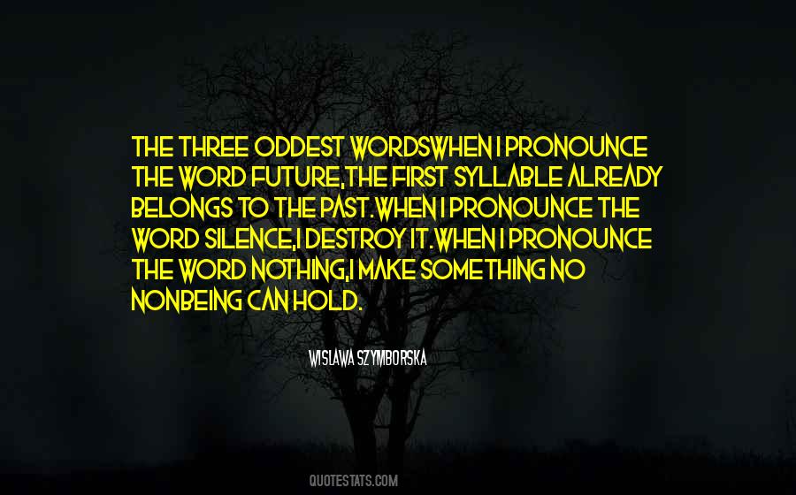 Words Destroy Quotes #769304