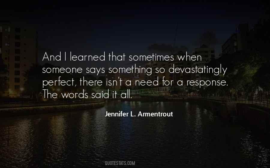 Words For Love Quotes #167592
