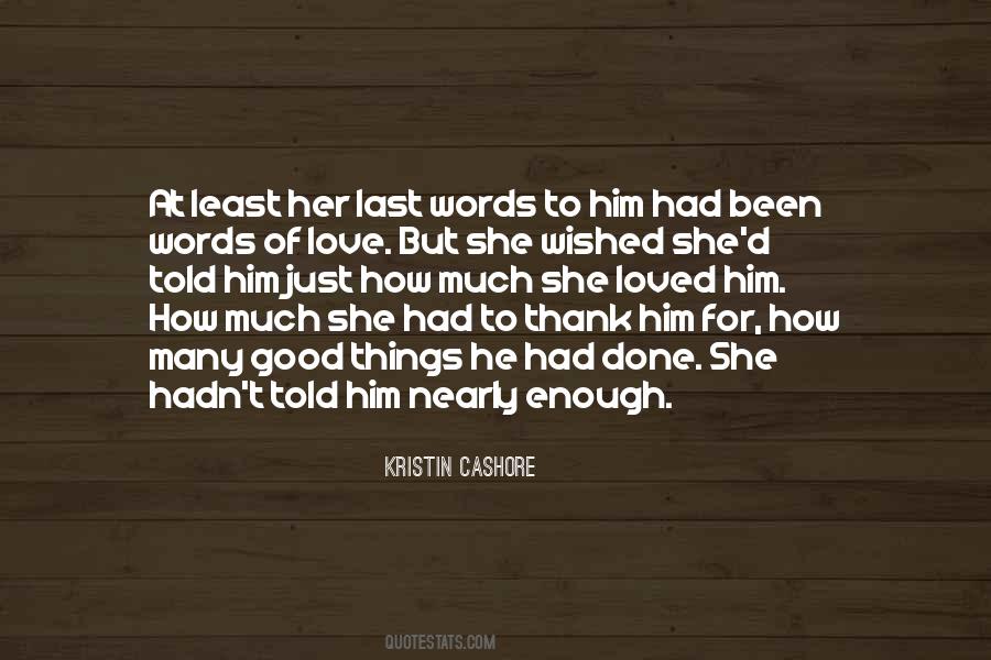 Words For Love Quotes #352448
