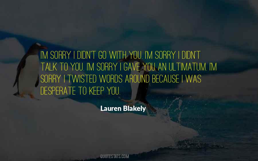 Words Get Twisted Quotes #232594