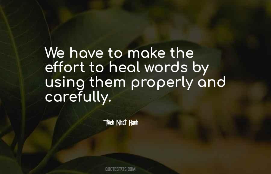 Words Heal Quotes #1653272