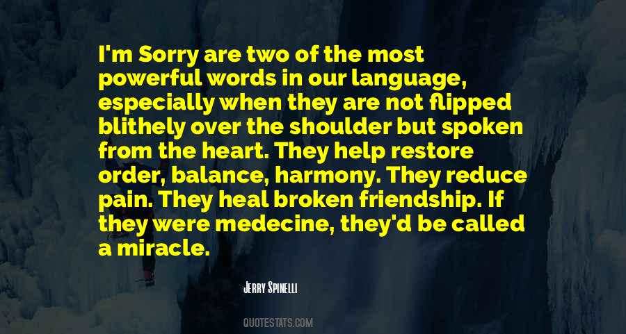 Words Heal Quotes #570215