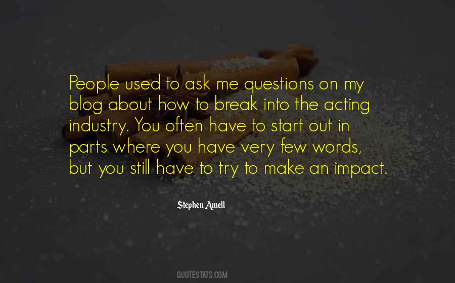 Words Impact Quotes #1184558