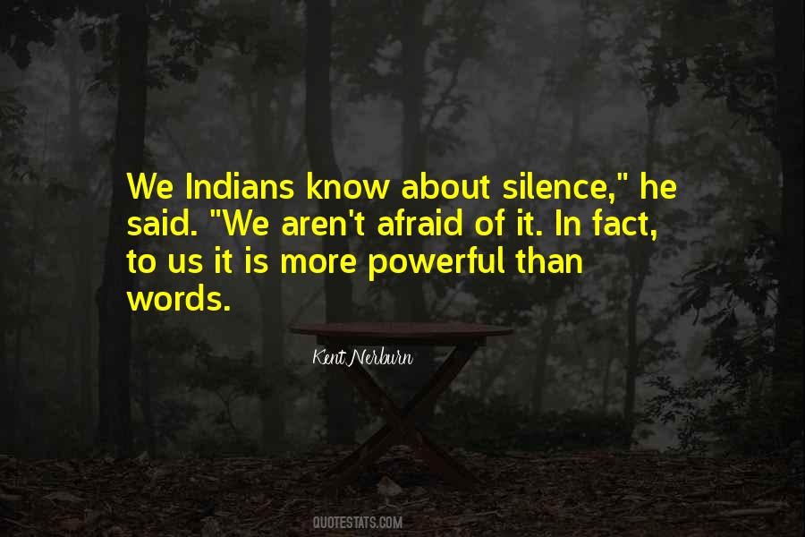 Words In Silence Quotes #164851