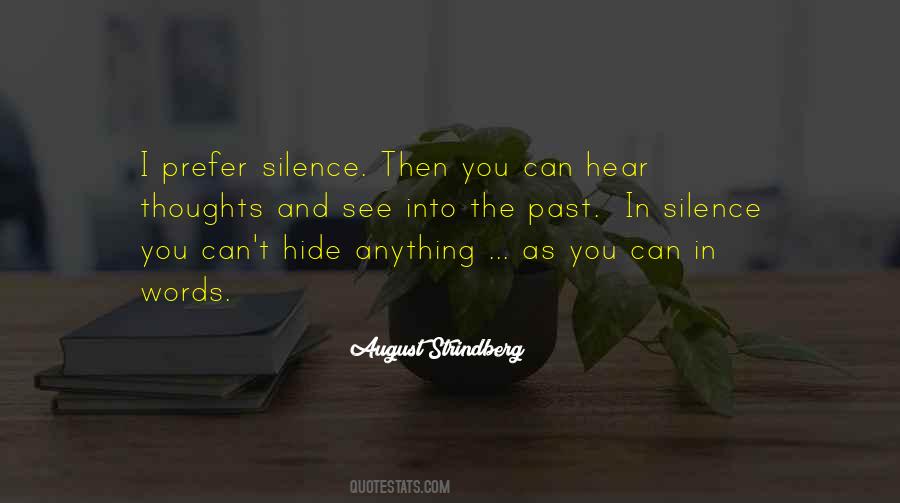 Words In Silence Quotes #196939