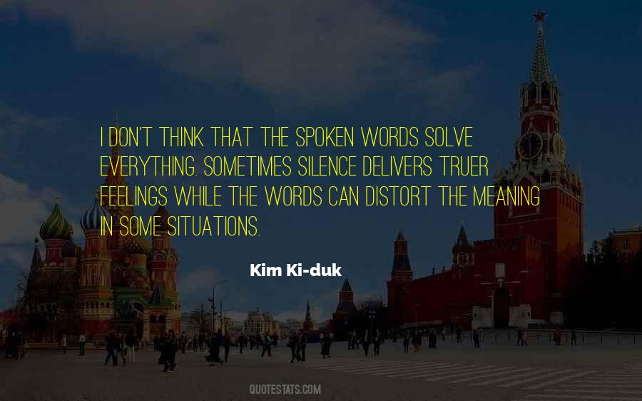 Words In Silence Quotes #900335