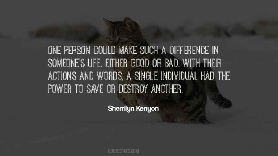 Words Make A Difference Quotes #1248278