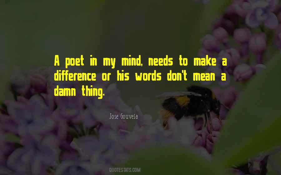Words Make A Difference Quotes #1819115
