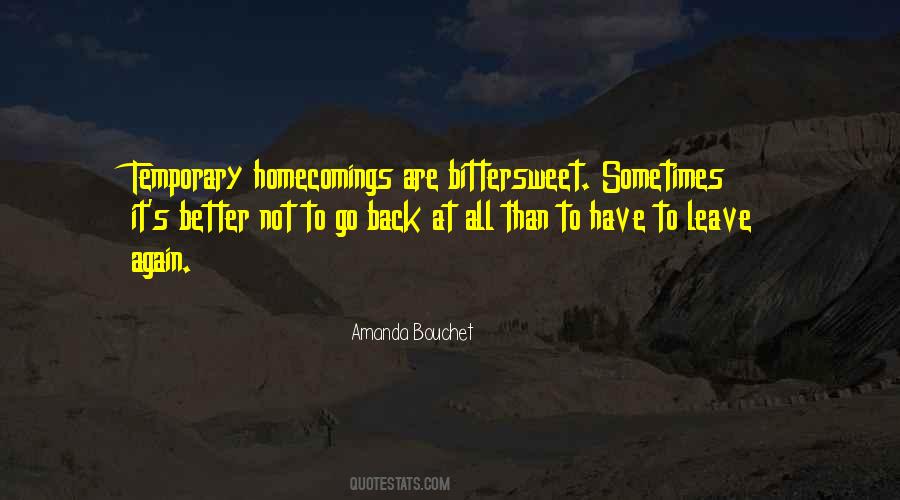 Quotes About Homecoming #1008814
