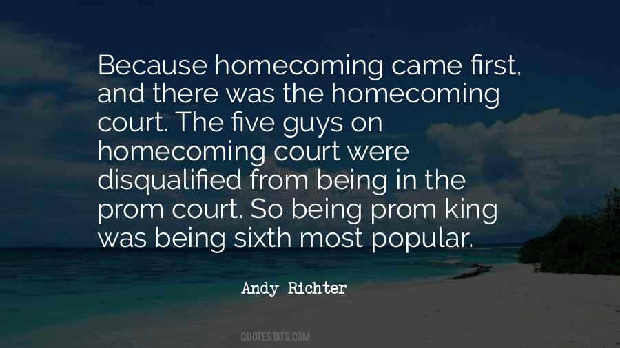 Quotes About Homecoming #1086041
