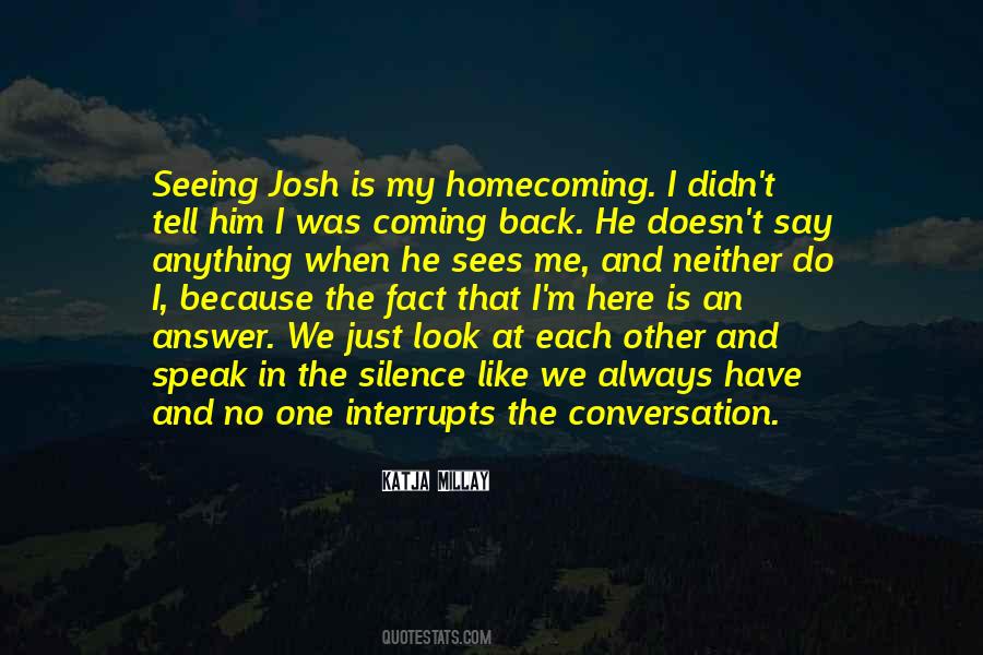 Quotes About Homecoming #444360