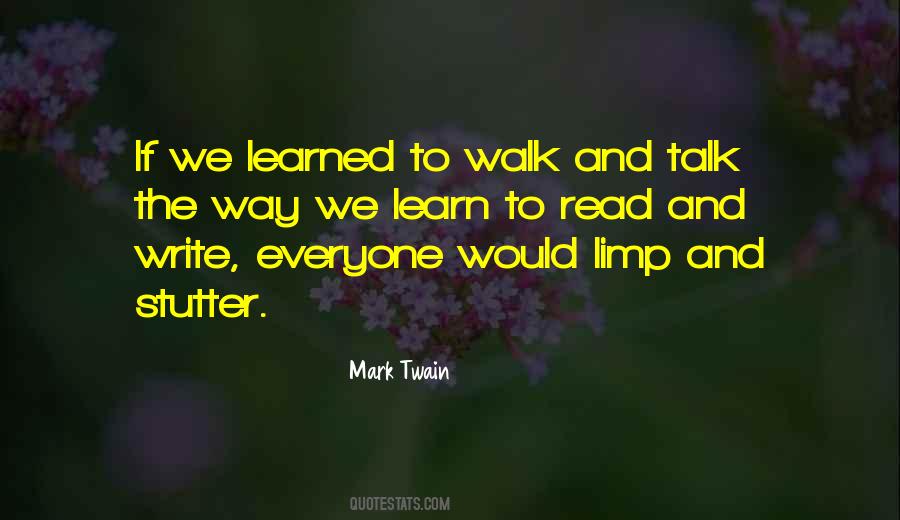 Quotes About Learning To Read And Write #1114732