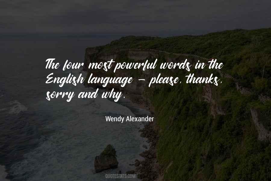 Words Of Thanks Quotes #320185