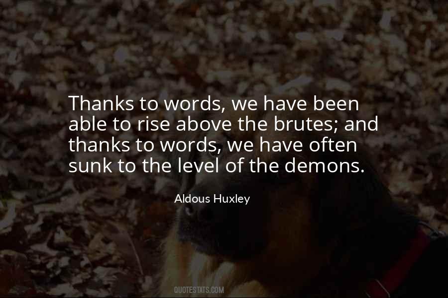 Words Of Thanks Quotes #641577