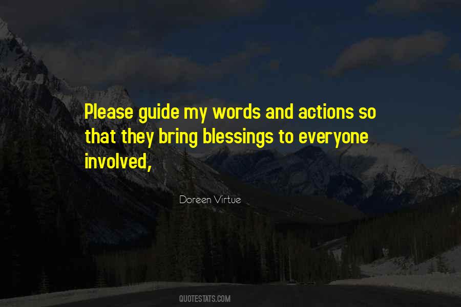 Words Or Actions Quotes #171862