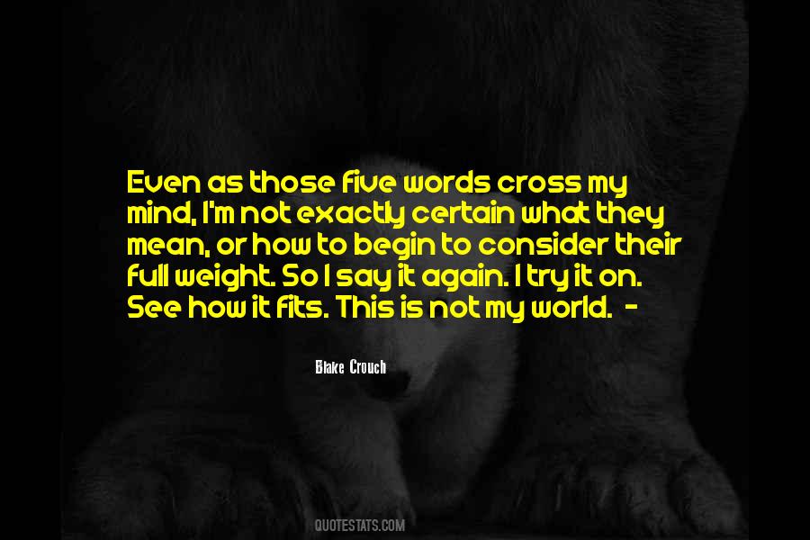 Words That Begin With Quotes #561790
