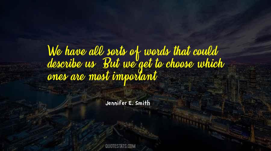 Words That Describe Quotes #1317147