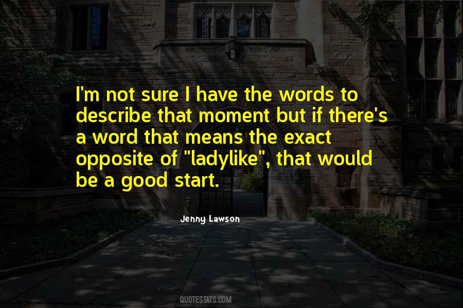 Words That Describe Quotes #1437251
