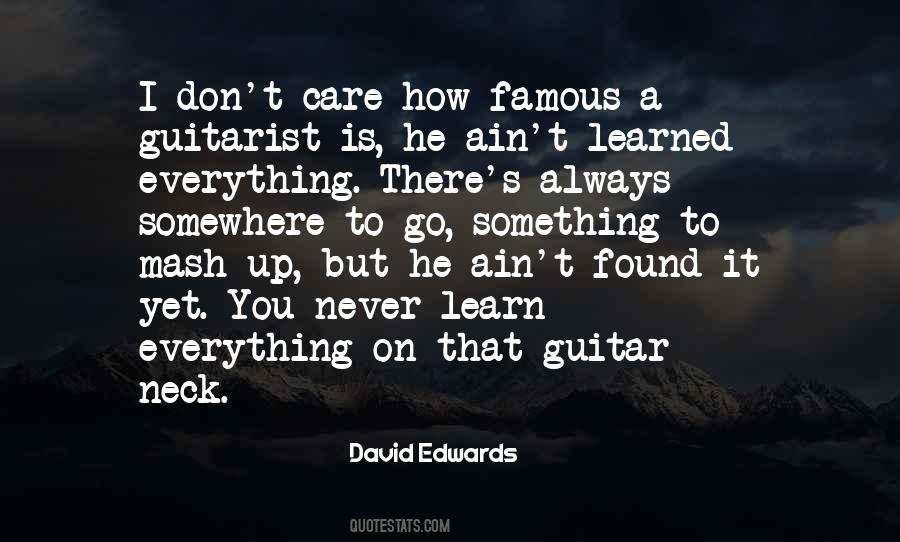 Quotes About Guitarist #98966