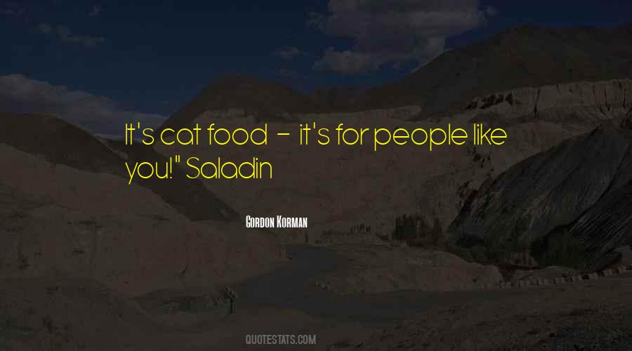 Quotes About Cat Food #1468042