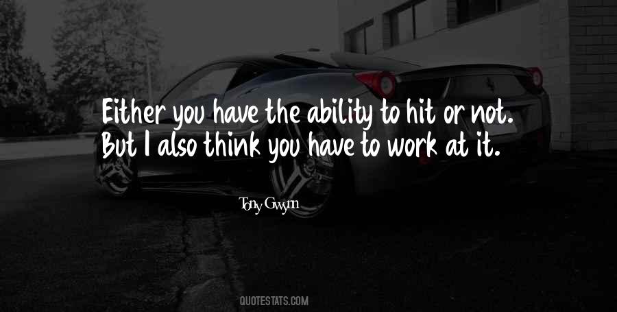 Work Ability Quotes #334926